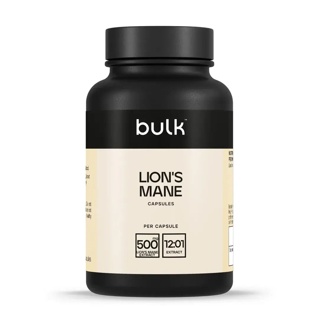 Bulk Lion's Mane Capsules 500mg 90 Caps
